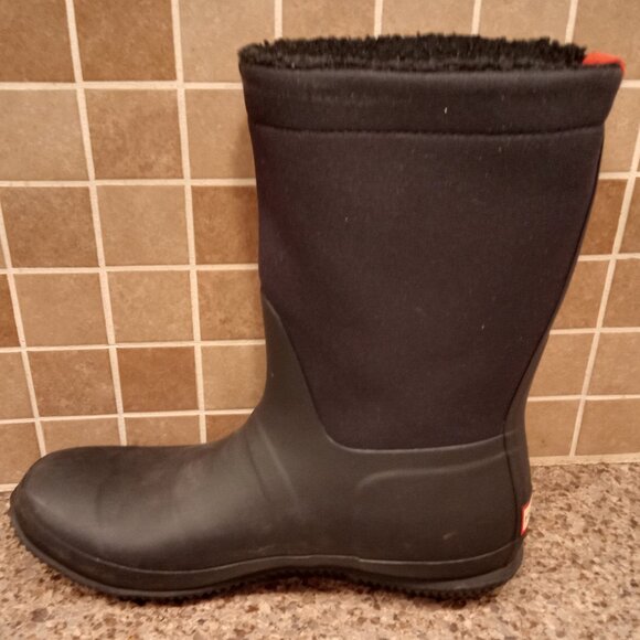 Hunter Original Insulated Roll Top size womens US 11, UK 9, EU 43 Sherpa Boots, - Picture 4 of 9
